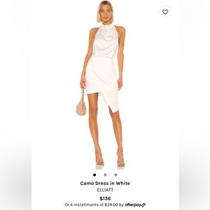 ELLIATT - Camo Dress in White
